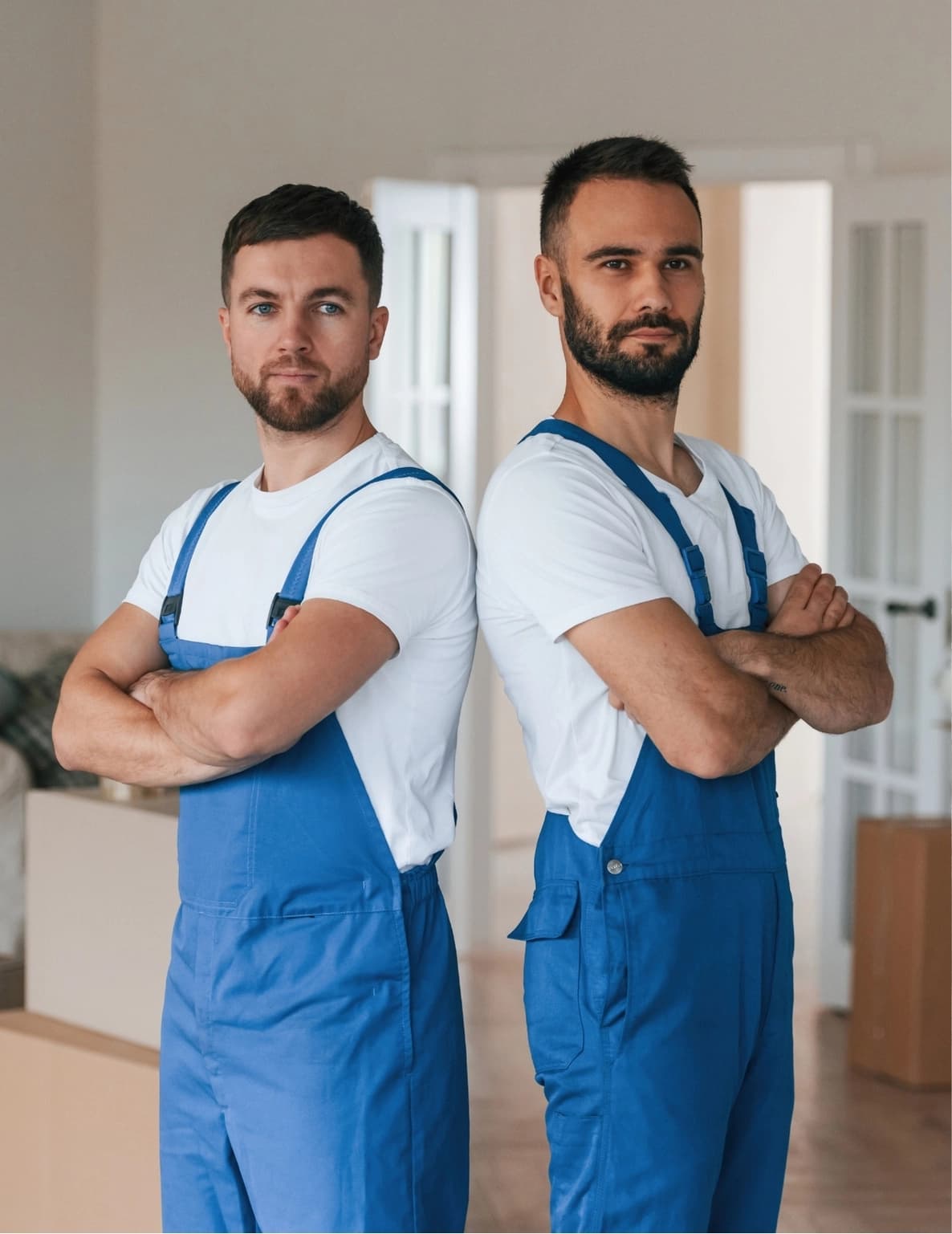 Moving day — boxes being loaded into a moving truck